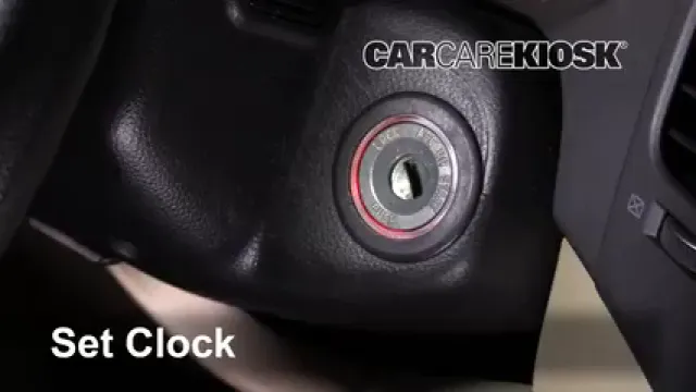 2009 Kia Optima EX 2.4L 4 Cyl. Horloge Régler l'horloge